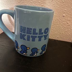 NWT blue hello kitty mug